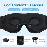 3D Sleep Eye Mask with Bluetooth – Ultimate Comfort for Restful Sleep