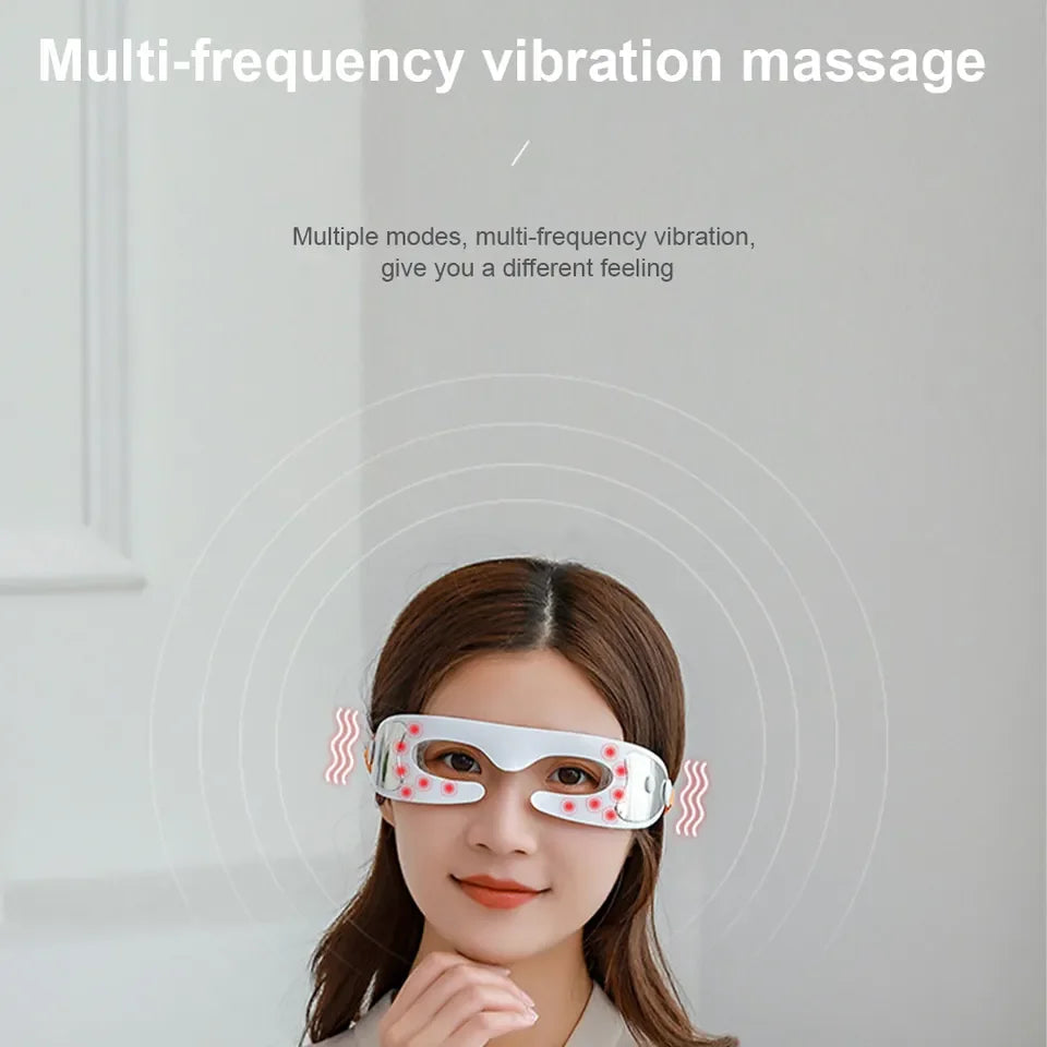 LED Eye Massager Glasses – Relieve Eye Fatigue & Rejuvenate Your Look