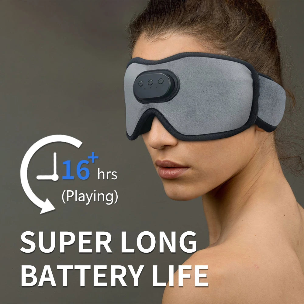 3D Bluetooth Sleep Mask – Ultimate Comfort & Sound for Restful Sleep