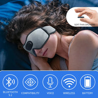 3D Bluetooth Sleep Mask – Ultimate Comfort & Sound for Restful Sleep