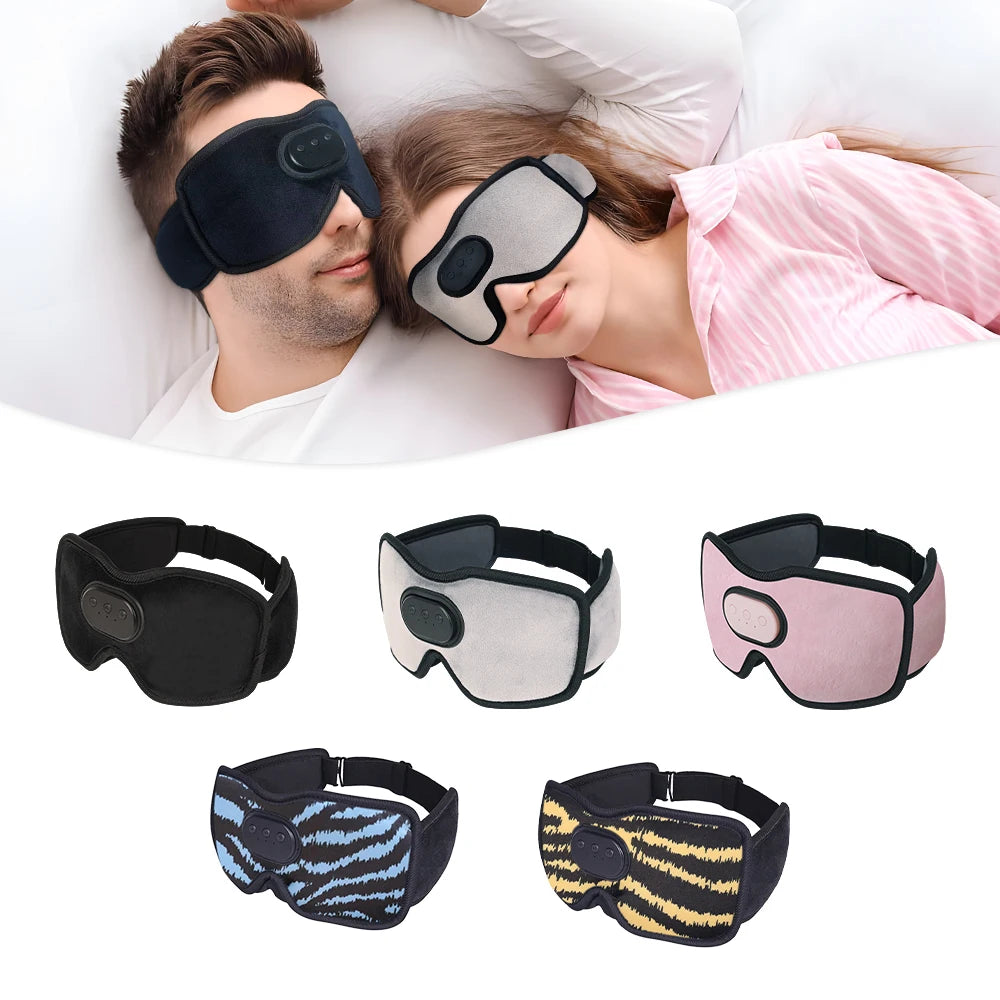 3D Bluetooth Sleep Mask – Ultimate Comfort & Sound for Restful Sleep