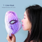 LED Face & Neck Mask – 7-Color Light Therapy for Skin Rejuvenation